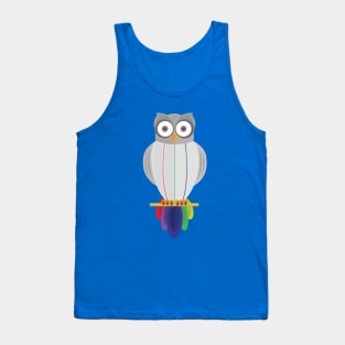 Rainbow Owl Tank Top